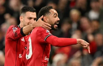 Cunha scores first Man Utd goal in 4-2 win over Brighton