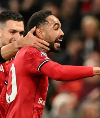 Cunha scores first Man Utd goal in 4-2 win over Brighton