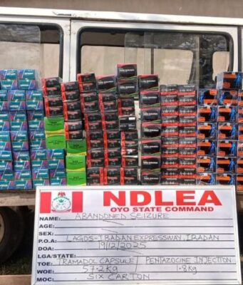 NDLEA nabs female drug kingpin with 23.50kg cocaine worth N5bn in her children’s room