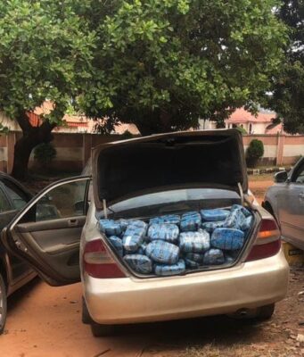 NDLEA nabs ex-convict, 3 others over UK-bound cocaine consignment in liquid starch sachets