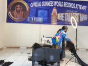 Nigerian Woman Sets 3rd Guinness Record With 15-Metre Wig