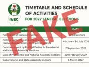 No timetable yet for 2027 polls -INEC