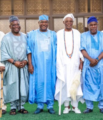 Akume reccives Olubadan, assures of FG commitment to tackle ecological challenges