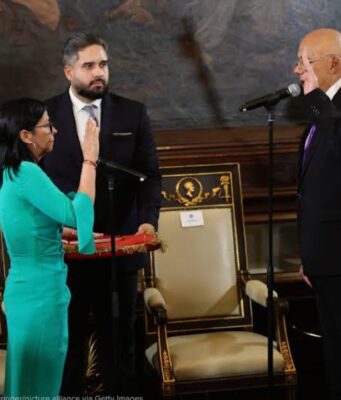 Venezuela swears in interim president after defiant Maduro pleads not guilty in US court