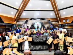 FG advances digital transformation as HCSF presents NITDA-donated laptops to 35 workers