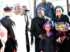 Tinubu arrives in the United Kingdom