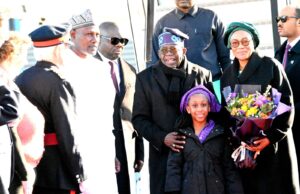 Tinubu arrives in the United Kingdom