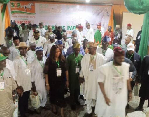 SDP states chairmen backs National Chair Gombe, NWC members