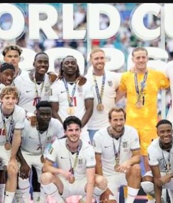 England wins 10-goal thriller against France, Mbappe sets record
