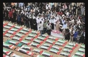 Thousands bid farewell as Gaza buries 112 members of two families killed in Israeli attacks